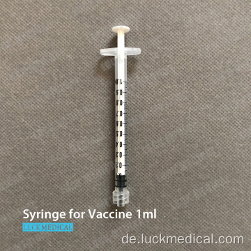 1cc Spritze ohne Nadel für Impfungen